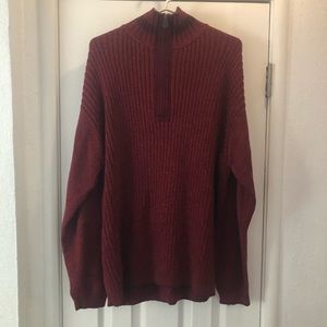 Tommy Bahama thick 1/4 zip pullover sweater